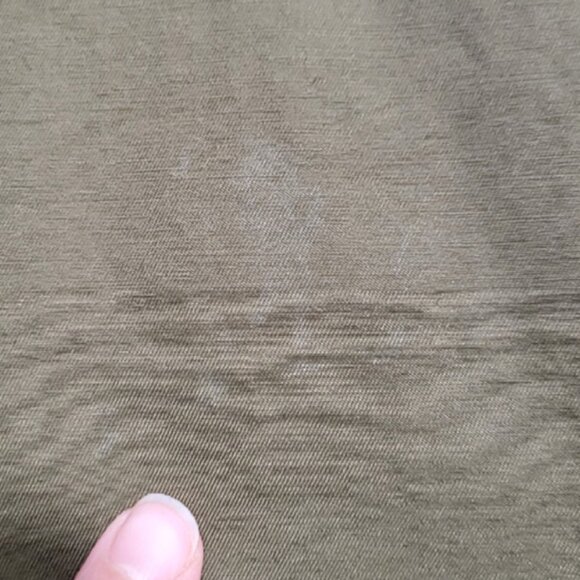 URBAN RESEARCH Rosso Women Jacket M/L Green Hooded Raccoon Fur Trim Anorak Parka - Picture 11 of 14